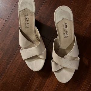 Michael Kors wedge -off white